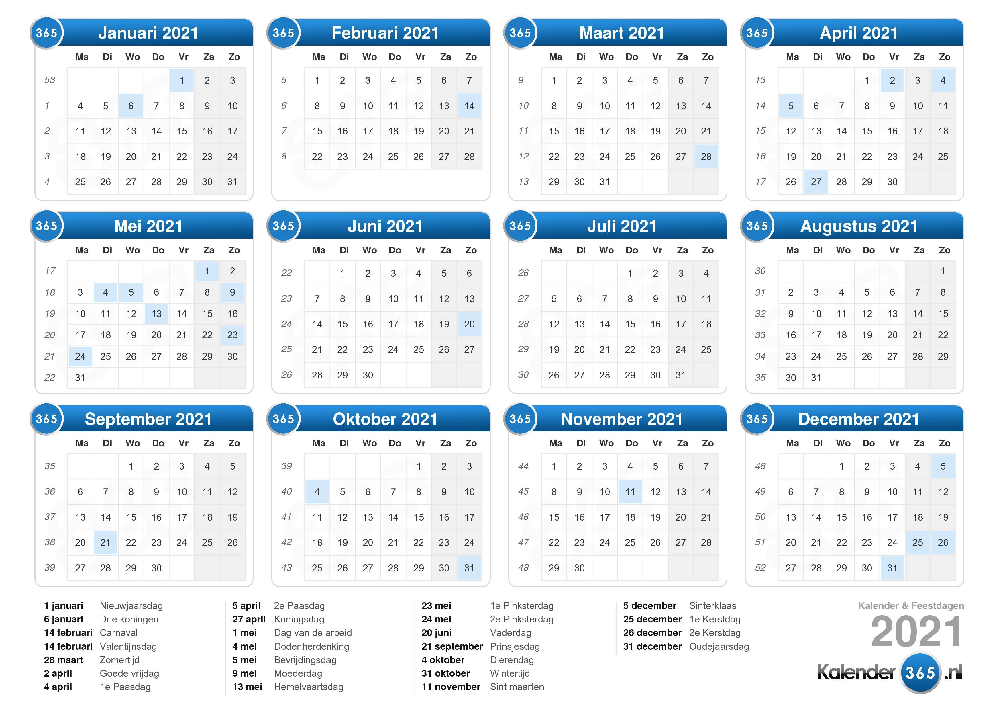 Kalender 2021 | Kalender